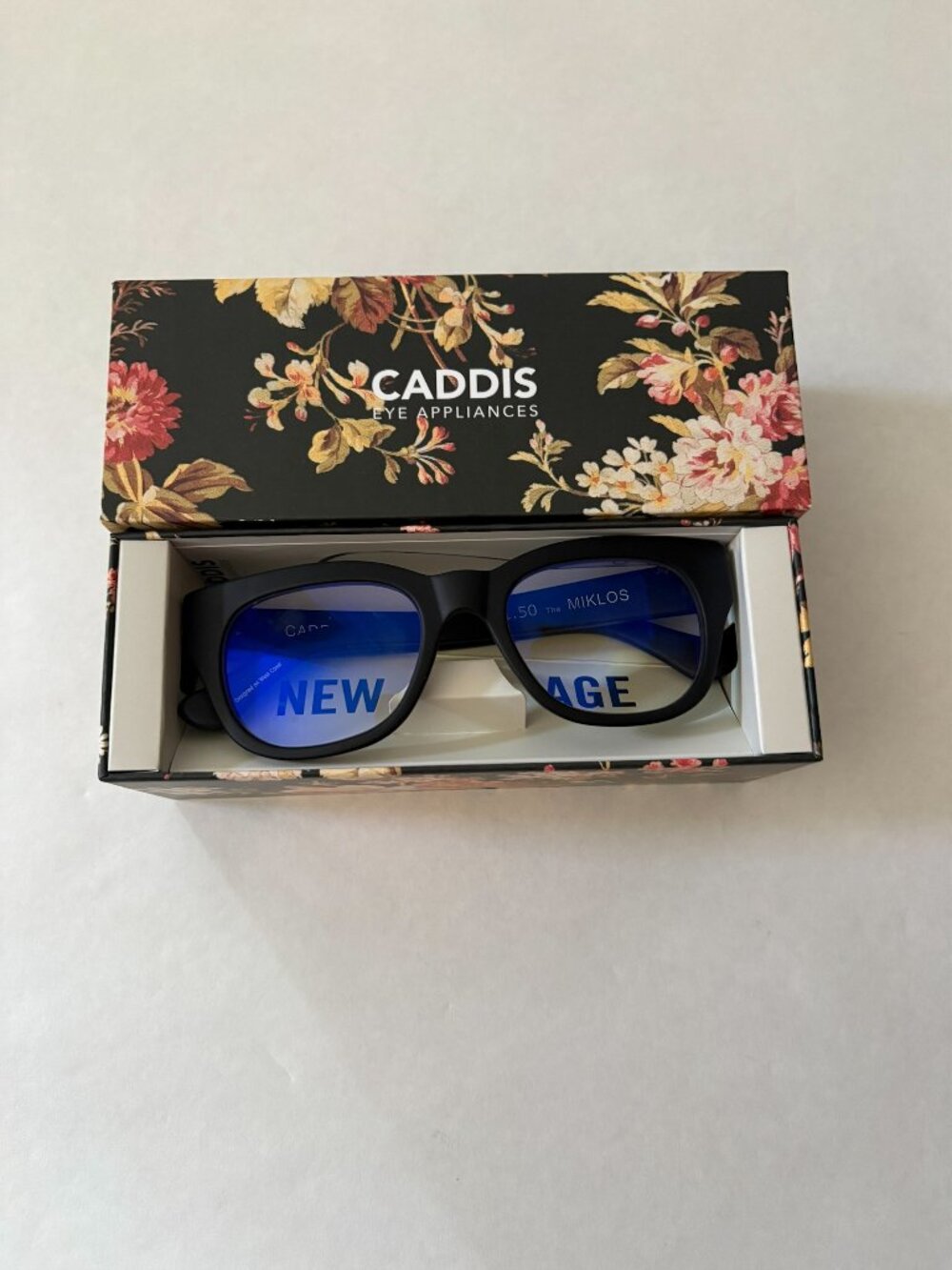NIB Caddis Eye Appliances Miklos Anti-Glare Reading Glasses 1.50 Matte Black
